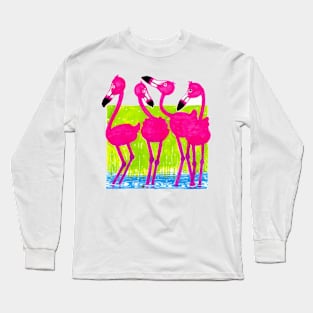 Flamingles Long Sleeve T-Shirt